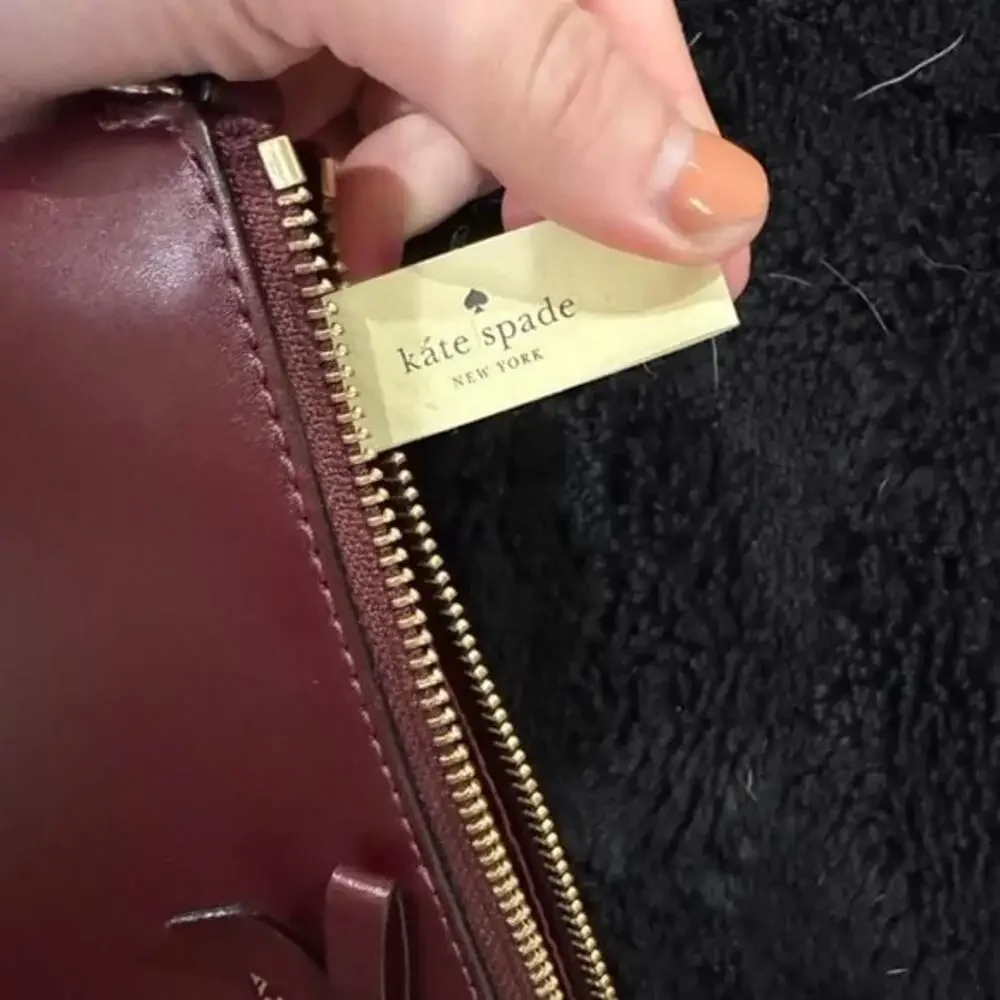 Kate Spade Sawyer Street Declan Burgandy Crossbody